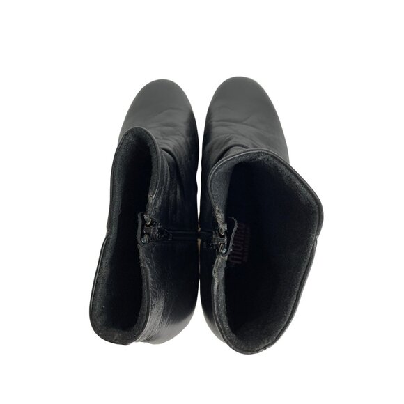 Women's Munro Riley Black Leather Boots size 5.5 - Picture 6 of 10